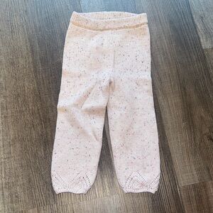 OshKosh B'gosh Cream Speckled Knit Leggings